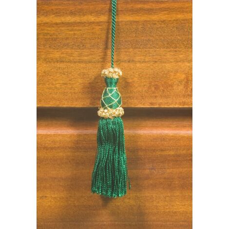 FIOCCO X CHIAVI IMPERO CM.11 VERDE. Prezzo per 1 pezzo.