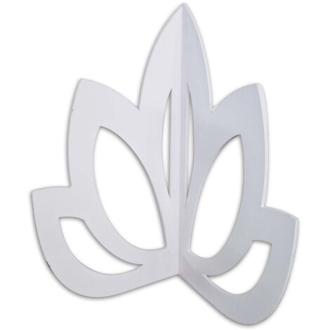 FIORANGOLO mod. LOTUS – Elemento Decorativo in PVC per esterni ed interni - Couleur : blanc