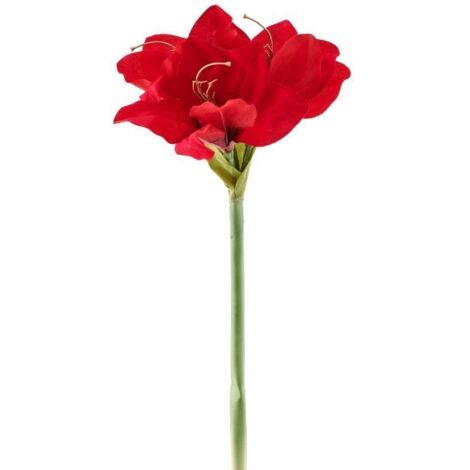 Fiore Amarillide Rosso 50 cm