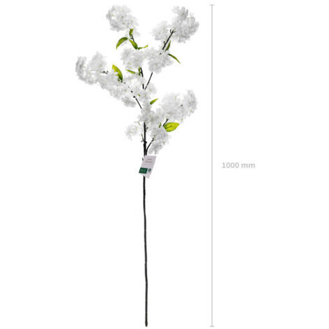 Fiore artificiale - Fiore di ciliegio, 97 cm, bianco