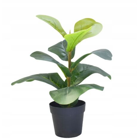 Fiore artificiale in vaso per casa e ufficio Ficus realistico 35 cm