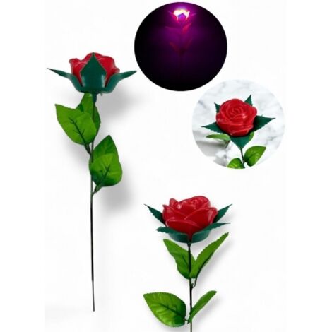 Fiore di rosa luminoso a LED 0276