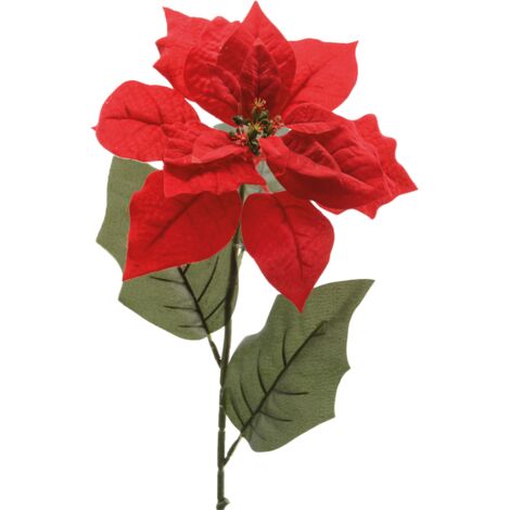 Fiore rosso H67 cm decorazione di natale