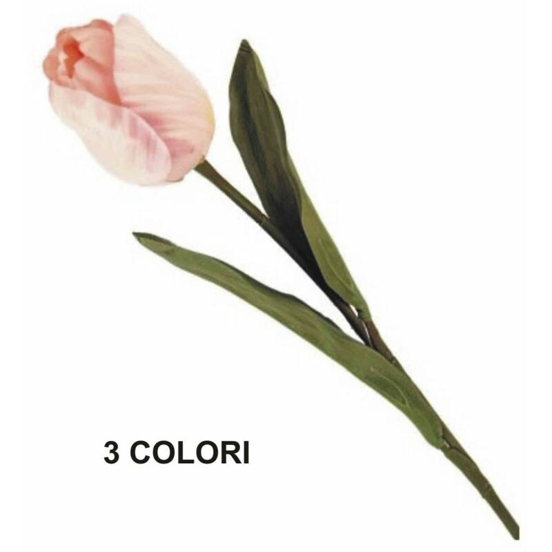 Image of Fiore Stelo Tulipano Big 3 Colori Disponibili Sintetico