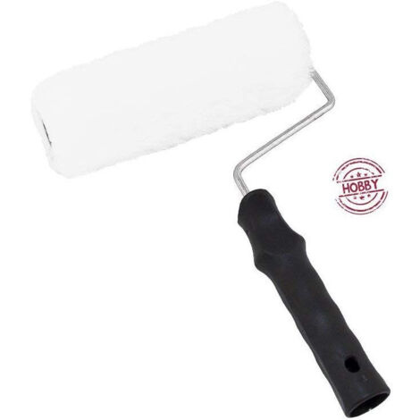 Fiorellini rullo 24cm diametro 43mm per idro pittura in lana sintetica cardato con manico