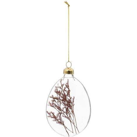 Fiori ovali in vetro sdn 12cm - Feeric lights & christmas
