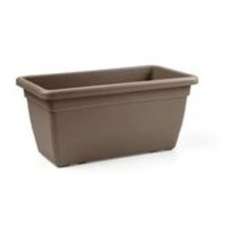 FIORIERA ANTHEA RETTANGOLARE AVANA  60CM- 1,0 pz