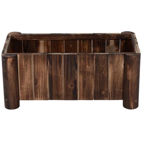 FIORIERA BOX RETTANGOLARE PER PIANTE 70 X 35 X 30 CM IN LEGNO DI ABETE