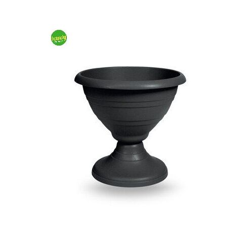 Fioriera campana antracite Ø 39 cm