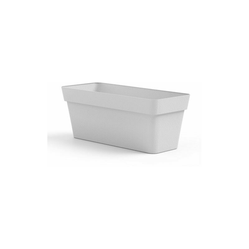 Ve.ca Vaso Quadrato Matheria 50 Cm Con Ruote – Fioriera In Plastica Antracite Per Giardino E Terrazzo