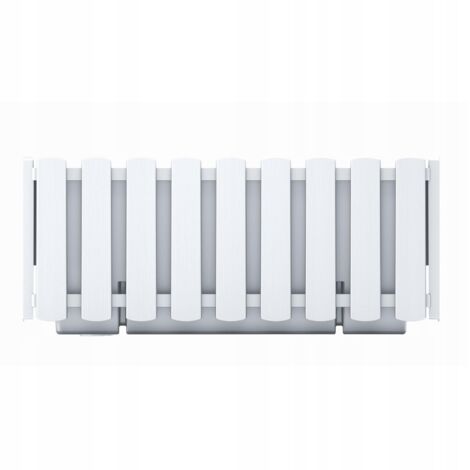 Fioriera da finestra Boardee Fencycase 400 Bianca