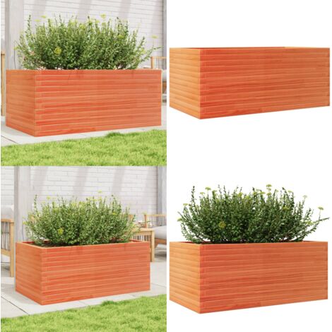 Fioriera da Giardino 110x60x45,5 cm in Legno Massello di Pino - Fioriera in legno - Fioriera in pino