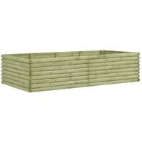 Fioriera da Giardino 197x106x48 cm in Legno di Pino Impregnato