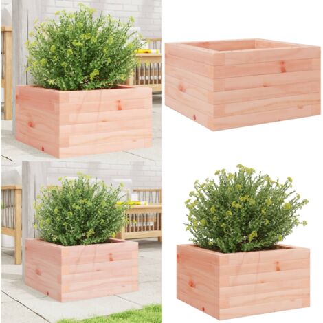 Fioriera da Giardino 40x40x23 cm in Legno Massello di Douglas - Fioriera in legno - Fioriera in legno massello