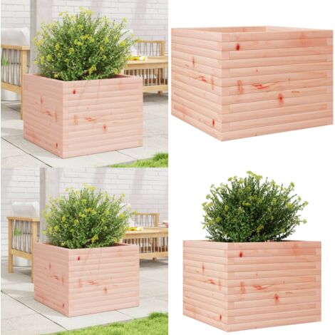 Fioriera da Giardino 60x60x46 cm in Legno Massello Di Douglas - Fioriera in legno - Fioriera in legno massello