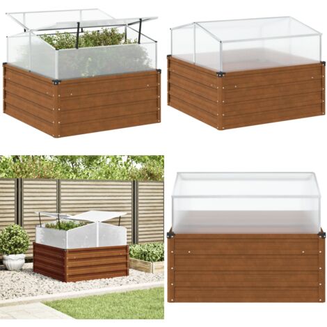 Fioriera da Giardino con Acciaio Corten per Serra - Acciaio corten - Serra