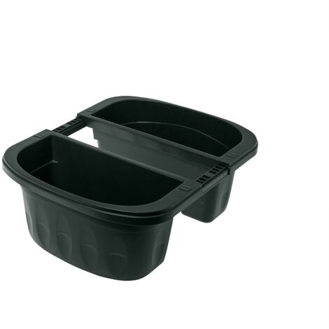 Fioriera Doppia Balcone Autoreggente 40 CM In Plastica Klunia Verde Bama