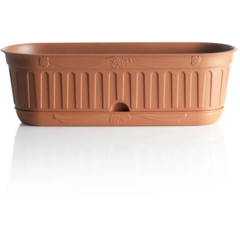 fioriera etika cm 38 c/sottovaso terracotta