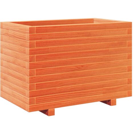 Fioriera Giardino Marrone Cera 70x40x49,5cm Legno Massello Pino vidaXL