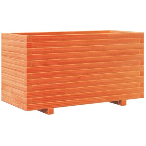 Fioriera Giardino Marrone Cera 90x40x49,5cm Legno Massello Pino vidaXL