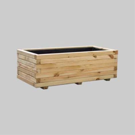 Fioriera in legno cm 84x40x35h