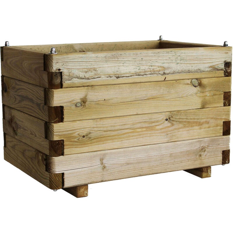 Fioriera in legno da giardino per esterno forma