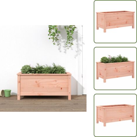 Fioriera in legno massello - vidaXL Fioriera da Giardino 82,5x40x39 cm in Legno Massello di Douglas - Fioriera da balcone
