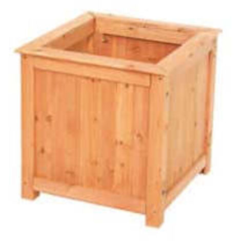 Fioriera In Legno Quadrata - cm.40x40x40h.
