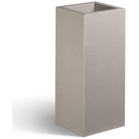 Fioriera quadrata KUBE TOWER VASO ALTO 30X30 H90 - EURO3PLAST