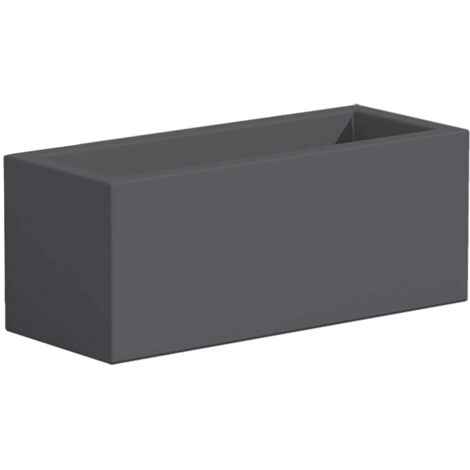 Fioriera Matera Grigio in Polimero Monacis - Cm 100X40X40 H