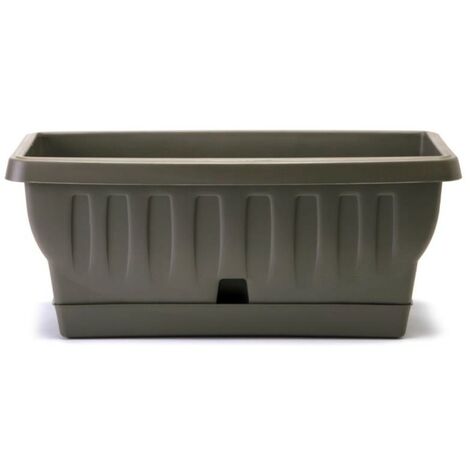 Fioriera Natura Cappuccino con Sottovaso 30 cm BAMA