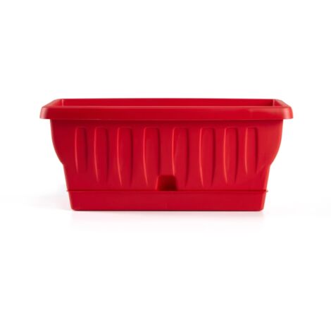 fioriera natura cm 40 rosso corallo