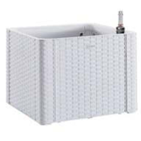 FIORIERA NATURAL DELUXE BIANCA QUADRA STEFANPLAST