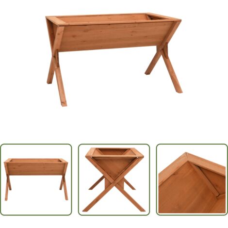 Fioriera per piante -  Fioriera 90x55x56 cm in Legno di Abete