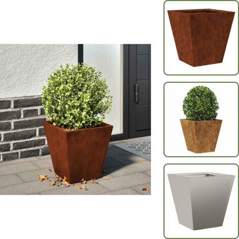 Fioriera per piante - vidaXL Fioriera da Giardino 30x30x30 cm in Acciaio Corten - Fioriera per erbe aromatiche