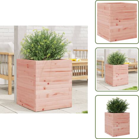 Fioriera per piante - vidaXL Fioriera da Giardino 40x40x46 cm in Legno Massello di Douglas - Fioriera per fiori