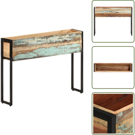 Fioriera per verdure - vidaXL Fioriera 90x20x68 cm in Legno Massello di Recupero - Fioriera per erbe aromatiche
