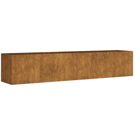 Fioriera Rialzata da Giardino 280x40x40 cm in Acciaio Corten vidaXL - Marrone
