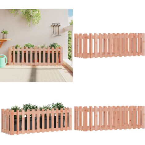 Fioriera Rialzata Giardino Recinzione 150x50x50cm Legno Douglas - Fioriera rialzata - Fioriera in legno