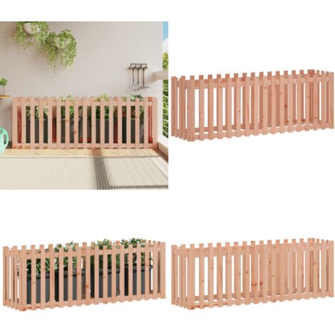 Fioriera Rialzata Giardino Recinzione 200x50x70cm Legno Douglas - Fioriera rialzata - Fioriera in legno