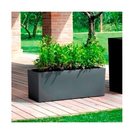 Fioriera Schio Cassa 80  Antracite - 80 cm
