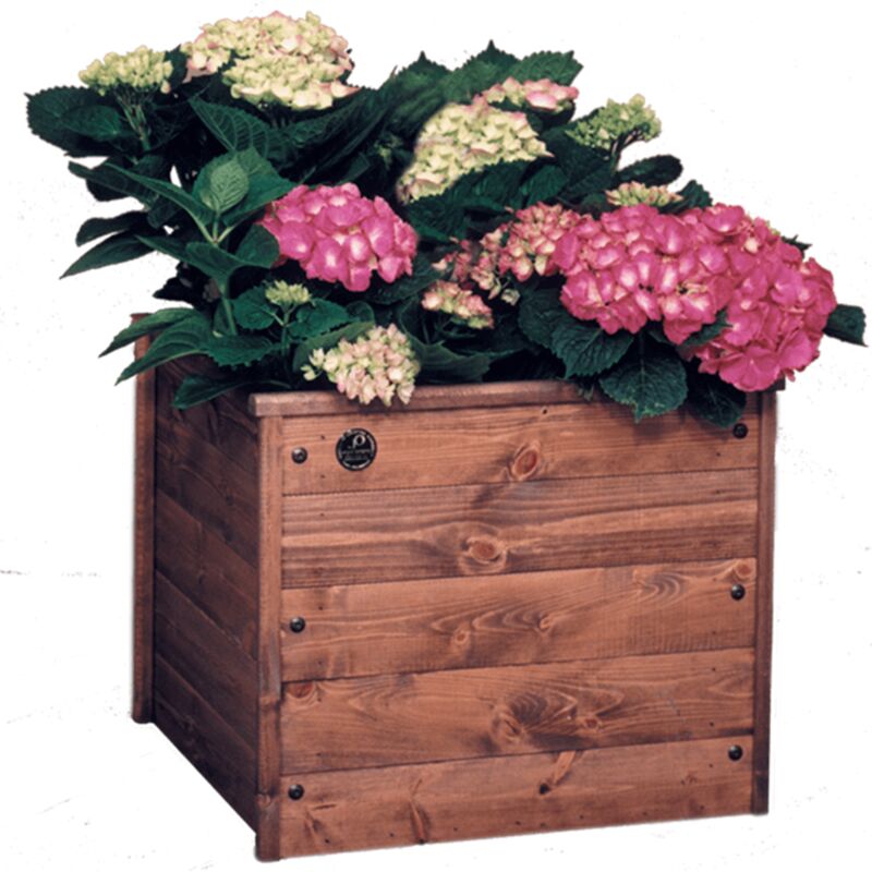 Fioriere In legno Portavasi da Giardino Balcone per esterno MADE IN ITALY Mod. Margherita L40 x P40 x 35H