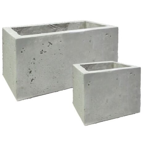FIORIERE VASI VASCHE CEMENTO DECORGARDEN DA 25-55-75 CM  ARREDO GIARDINO PIANTE