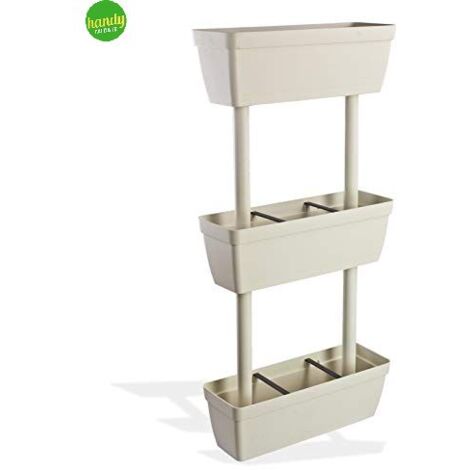 Fioriere verticali kit bianco 50x17 cm