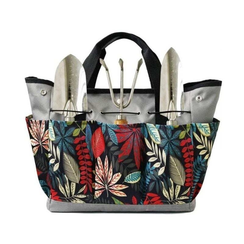 Image of Blossom) Set di attrezzi da giardinaggio, borsa multitasche per attrezzi da giardinaggio, marsupio per attrezzi da giardinaggio