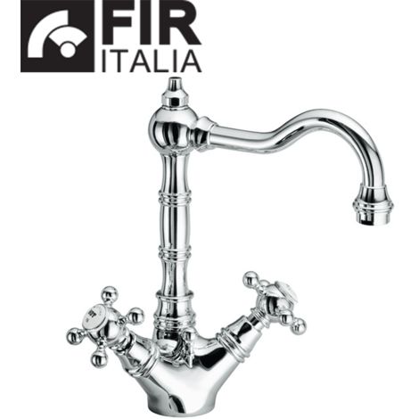 Rubinetteria Fir Serie Melrose.Fir Miscelatore Lavabo Monoforo Serie Melrose 20 20 1311 5 H 240mm 7721