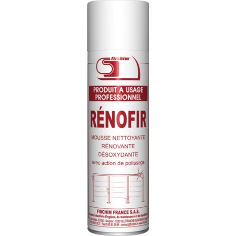 FIRCHIM   RENOFIR   Mousse nettoyante renovante desoxydante avec action de polissage