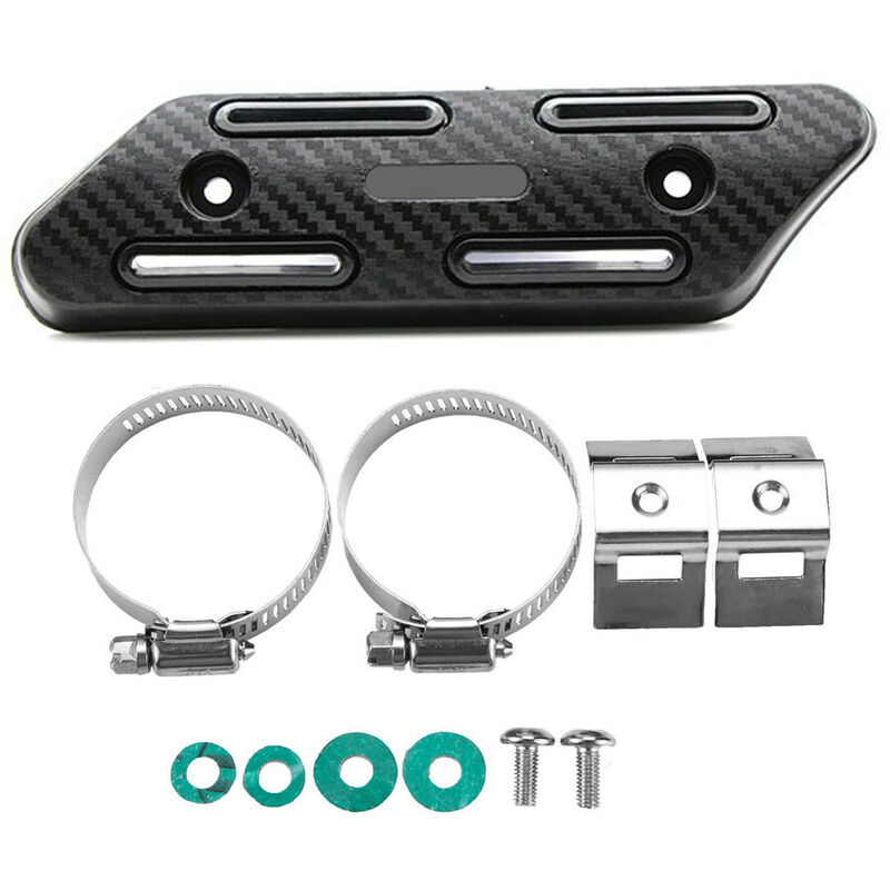 Protezione per scudo termico di scarico per moto