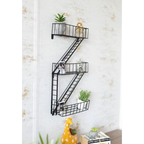 Fire Escape Wall Shelves