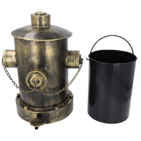 Fire Hydrant Trash Can Creative Garbage Can with Inner Bucket Pedal Waste Bins for Household Bar Restaurant